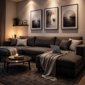 Cozy Modern Living Room Aesthetic _ Warm Minimalist Home Decor Cozy Modern Living Room Aesthetic _ Warm Minimalist Home Decor