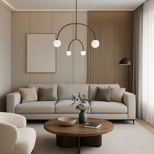 Modern Cozy Living Room Design _ Warm, Luxurious & Aesthetic Modern Living Room Ideas
