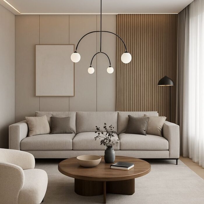 Modern Cozy Living Room Design _ Warm, Luxurious & Aesthetic Modern Living Room Ideas